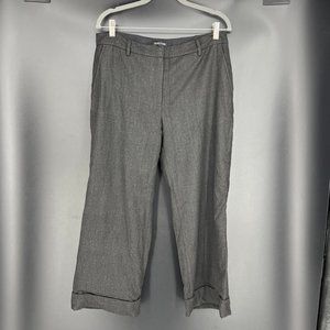 Eileen fisher | Size 12 Petite. Gray Wool Trousers